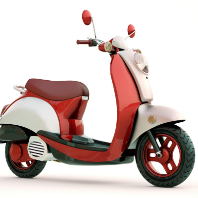 CAB pigment chip for moped scooter paint