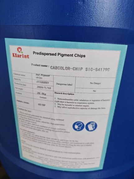predispersed pigment chips